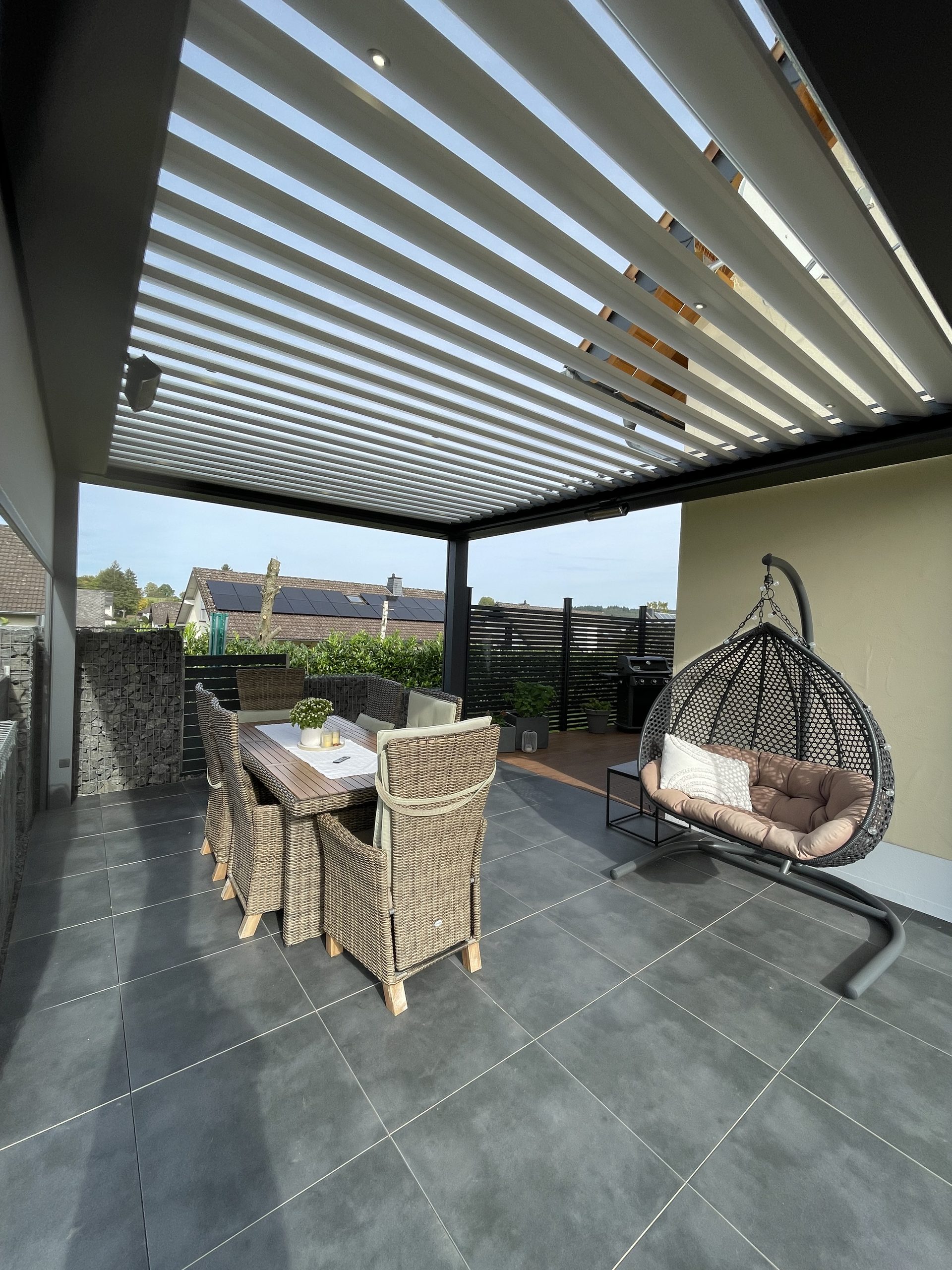 Lamellendach Aluminium 4