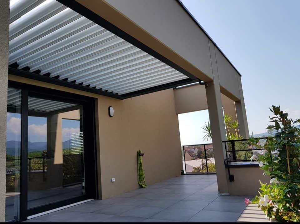Lamellendach Aluminium 5