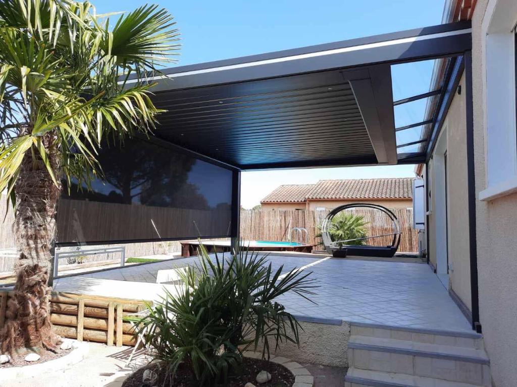 Lamellendach Aluminium 6